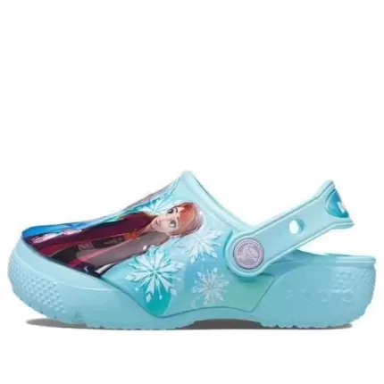 (GS) Crocs Fun Lab Disney Frozen II Clogs ‘Sky Blue’ 207465-03