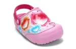 (GS) Crocs Fun Lab Heart Lights Clogs ‘Pink Blue’