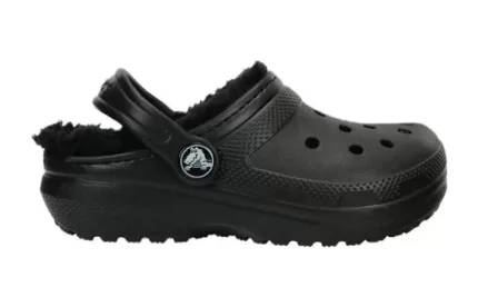 (GS) Crocs Infantil Classic Forrado Clogs ‘Preto’