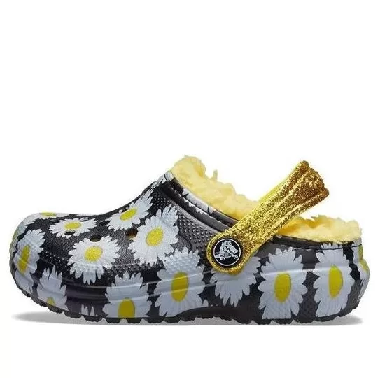 (GS) Crocs Lined Vacay Vibes Clogs ‘Black Daisy’