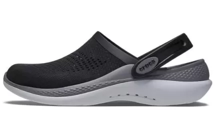 (GS) Crocs LiteRide 360 ​​Clogs ‘Preto Cinza’