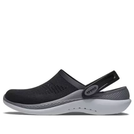 (GS) Crocs LiteRide 360 ​​Clogs ‘Preto Cinza’
