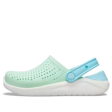 (GS) Crocs LiteRide Clogs ‘Neo Mint Branco’