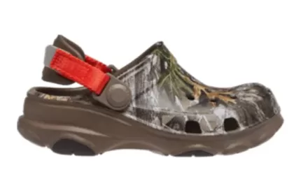 (GS) Crocs Realtree Edge All-Terrain Clogs ‘Marrom Vermelho’