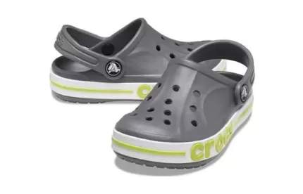 (GS) Crocs Tamanco Bayaband ‘Grey Lime Punch’