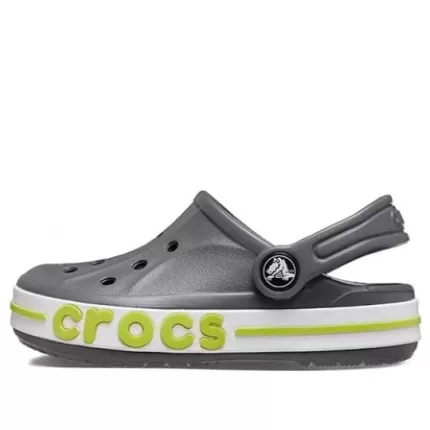 (GS) Crocs Tamanco Bayaband ‘Grey Lime Punch’