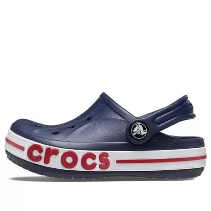 (GS) Crocs Tamanco Bayaband ‘Navy White Red’