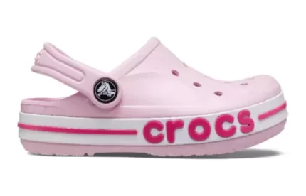 (GS) Crocs Tamanco Bayaband ‘Rosa Branco’