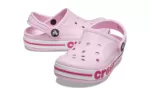 (GS) Crocs Tamanco Bayaband ‘Rosa Branco’
