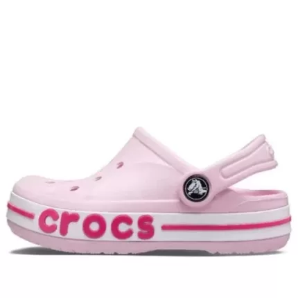 (GS) Crocs Tamanco Bayaband ‘Rosa Branco’