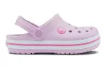 (GS) Crocs Tamanco Crocband ‘Rosa Branco’