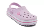 (GS) Crocs Tamanco Crocband ‘Rosa Branco’