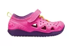 (GS) Crocs Tênis Swiftwater ‘Rosa Roxo’