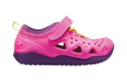 (GS) Crocs Tênis Swiftwater ‘Rosa Roxo’