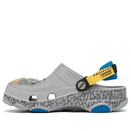 (GS) Crocs x Jurassic World Classic Todo-o-terreno Clogs ‘Cinza Ardósia’
