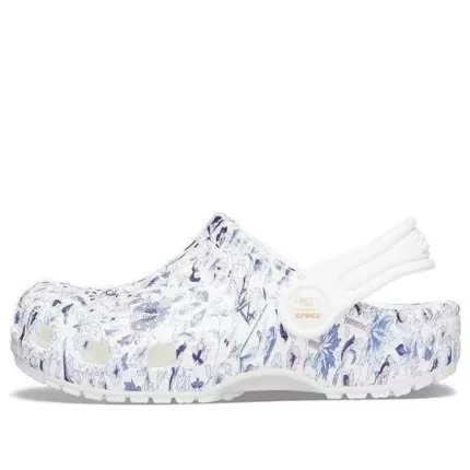 (GS) Crocs x Liberty London Classic Clogs ‘Branco Azul’