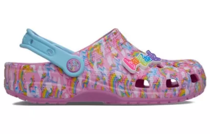(GS) Crocs x Lisa Frank Classic Clogs ‘Rosa Azul’ 208826