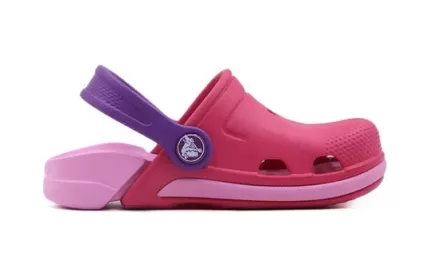 Infantil Crocs Classic tamanco Sandálias Esportivas ‘Red Pink Purple’
