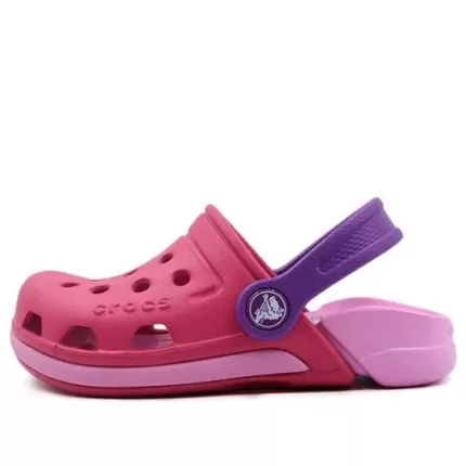 Infantil Crocs Classic tamanco Sandálias Esportivas ‘Red Pink Purple’