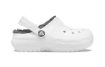 Infantil Crocs Classic tamanco Sandálias Esportivas ‘White Grey’