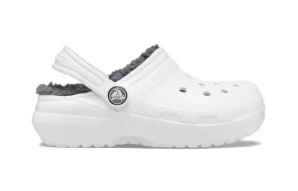 Infantil Crocs Classic tamanco Sandálias Esportivas ‘White Grey’