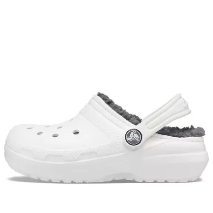 Infantil Crocs Classic tamanco Sandálias Esportivas ‘White Grey’
