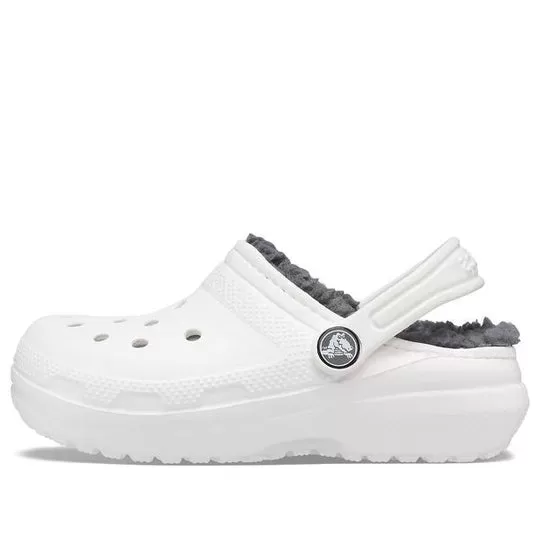 Infantil Crocs Classic tamanco Sandálias Esportivas ‘White Grey’