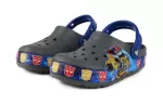 (PS) Crocs CFL Transformers Bnd Lt Slate Graffiti Outdoor Casual Sandálias Cinzentas