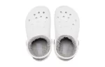 (PS) Crocs Classic Baya Lined Clog ‘White Grey’