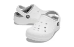 (PS) Crocs Classic Baya Lined Clog ‘White Grey’