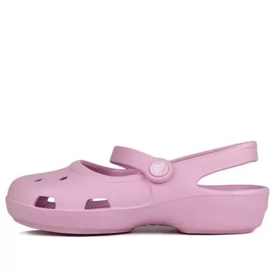 (PS) Crocs Classic Pequena Crocs Sandálias Rosa