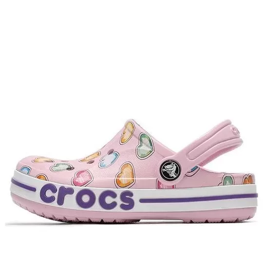 (PS) Crocs Classic Tamanco Multi-Color Padrão Sapato Rosa
