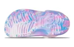 (PS) Crocs Classic Tamanco de mármore ‘Azul Roxo Rosa’
