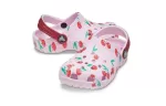 (PS) Crocs Classic tamanco Fruit Printing Stylish Sports Sandálias Rosa
