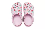 (PS) Crocs Classic tamanco Fruit Printing Stylish Sports Sandálias Rosa