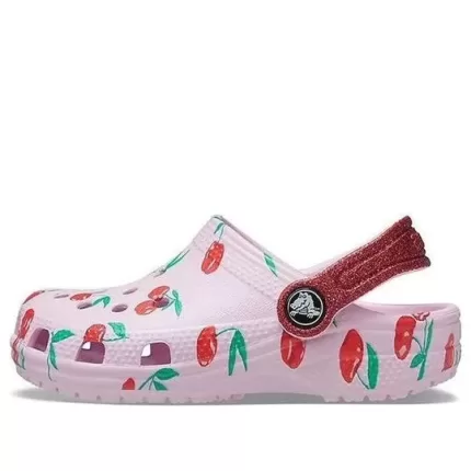 (PS) Crocs Classic tamanco Fruit Printing Stylish Sports Sandálias Rosa