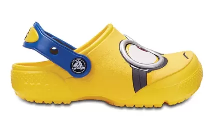 (PS) Crocs Classic tamanco Small Yellow Beach Sandálias Amarelas
