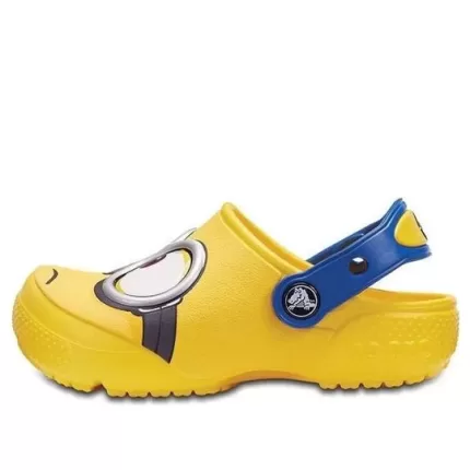 (PS) Crocs Classic tamanco Small Yellow Beach Sandálias Amarelas