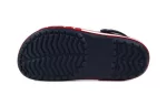 (PS) Crocs Corcband Bold Logo Minimalista Casual Azul Vermelho Sandálias ‘Blue Red’