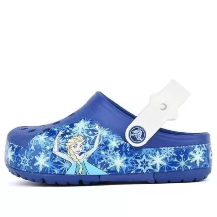 (PS) Crocs Crocslight Frozen Clogs ‘Azul Branco’