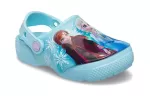 (PS) Crocs Frozen Printing Outdoor Salto Baixo Sandálias Esportivas Azul