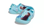 (PS) Crocs Frozen Printing Outdoor Salto Baixo Sandálias Esportivas Azul