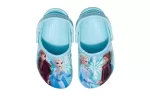 (PS) Crocs Frozen Printing Outdoor Salto Baixo Sandálias Esportivas Azul