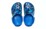 (PS) Crocs Impressão Camuflada Praia Azul Sandálias