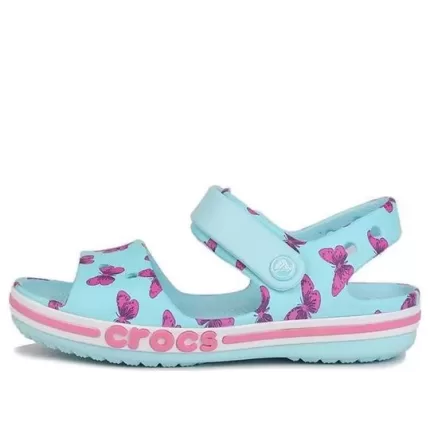 (PS) Crocs Impressão Grande Crocs Sandálias ‘Ice Blue’