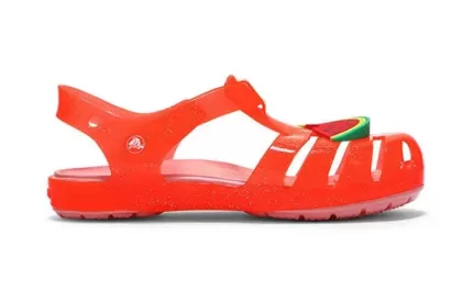 (PS) Crocs Isabella Charm Fechamento com tira de velcro