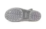 (PS) Crocs Isabella Charm Minimalista Casual Sandálias Prata