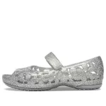 (PS) Crocs Isabella Flower Flat ‘Prata’