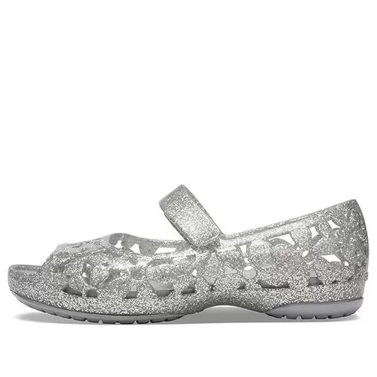 (PS) Crocs Isabella Flower Flat ‘Prata’