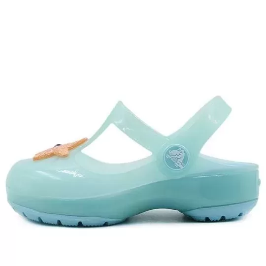 (PS) Crocs Isabella Minimalista Casual azul celeste Sandálias